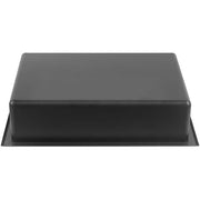 16 in. W x 12 in. H x 4 in. D 18-Gauge Stainless Steel Bathroom Shower Wall Niche in Matte Black