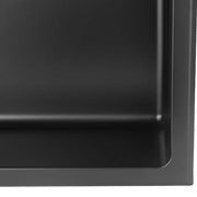 16 in. W x 12 in. H x 4 in. D 18-Gauge Stainless Steel Bathroom Shower Wall Niche in Matte Black