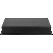 24 in. W x 12 in. H x 4 in. D 18-Gauge Bathroom Shower Niche in Matte Black