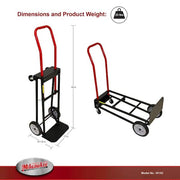 300/500 lb. Capacity Convertible Hand Truck