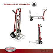 1,000 lbs. Capacity 4-in-1 Hand Truck