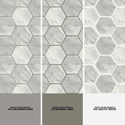 Restore Mist Honed 12 in. x 12 in. Marble Mosaic Tile (0.97 sq. ft./ piece)