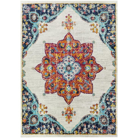 StyleWell Contemporary Multi Medallion Rug