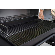 29 in. Barrel Offset Charcoal Smoker and Grill in Black