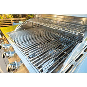 4 Burner Stainless Steel Propane Gas Grill with Side Burner