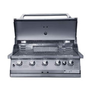 36 in. 5-Burner Built-In Gas Grill with Rotisserie Burner