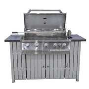 36 in. 5-Burner Built-In Gas Grill with Rotisserie Burner