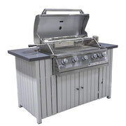 36 in. 5-Burner Built-In Gas Grill with Rotisserie Burner