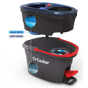 Easy Wring Rinse Clean Deep Clean Microfiber Spin Mop and Bucket System (The Home Depot Exclusive)
