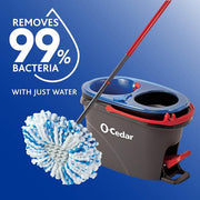 Easy Wring Rinse Clean Deep Clean Microfiber Spin Mop and Bucket System (The Home Depot Exclusive)