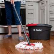 EasyWring Deep Clean Microfiber Spin Mop with Bucket System and 1 Extra Mop Head Refill