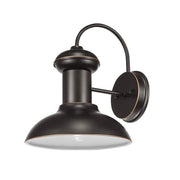 Jamenson Oil-Rubbed Bronze Farmhouse Indoor/Outdoor 1-Light Wall Sconce