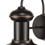 Jamenson Oil-Rubbed Bronze Farmhouse Indoor/Outdoor 1-Light Wall Sconce