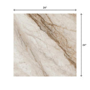 Rivermont Oro 24 in. x 24 in. Polished Porcelain Stone Look Floor and Wall Tile (15.5 sq. ft./case)