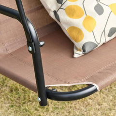 Seats 2-Adults Patio Swing Chair with Canopy