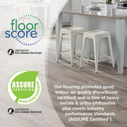 Overlook Slate 22 MIL x 11.9 in. W x 23.8 in. L Click Lock Waterproof Vinyl Tile Flooring (17.7 sqft/case)