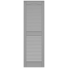 Builders Edge Vinyl Louver Shutters