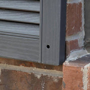 Builders Edge Vinyl Louver Shutters