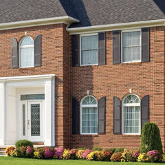 Builders Edge Vinyl Louver Shutters