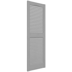 Builders Edge Vinyl Louver Shutters