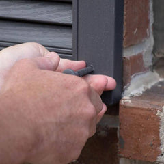 Builders Edge Vinyl Louver Shutters