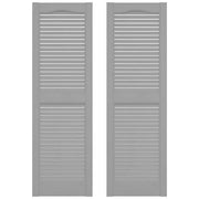 Builders Edge Vinyl Louver Shutters