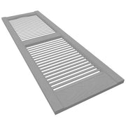 Builders Edge Vinyl Louver Shutters