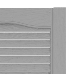 Builders Edge Vinyl Louver Shutters