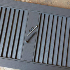 Builders Edge Vinyl Louver Shutters