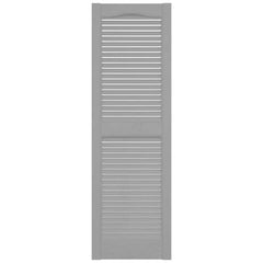 Builders Edge Vinyl Louver Shutters