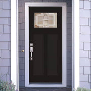 Feather River Doors Clarkston Black Door