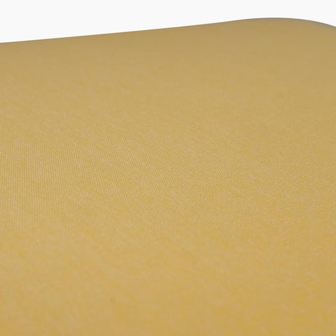 Solid Yellow Rectangular Outdoor Lumbar Throw Pillow 2-Pack