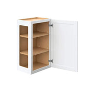 Courtland 12 in. W x 12 in. D x 30 in. H Assembled Shaker Wall Kitchen Cabinet in Polar White