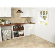 Portland Stone Beige 18 in. x 18 in. Glazed Ceramic Floor and Wall Tile (17.44 sq. ft./case)