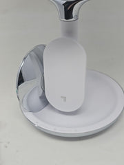 8 in. x 8 in. Round Table Top Bathroom LED Mirror with Wireless Charger by Sharp