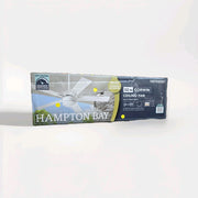 Hampton Bay 52 in. Corwin Indoor/Outdoor Matte White LED Ceiling Fan w/Light Kit