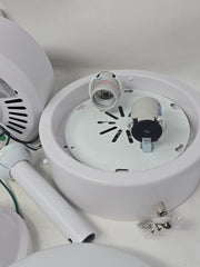 Hampton Bay 52 in. Corwin Indoor/Outdoor Matte White LED Ceiling Fan w/Light Kit
