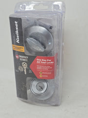 Kwikset Smartkey Single Cylinder Deadbolt Satin Nickel 660 26D RCAL RCS K6 V2