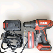 DCK 20V Brushless Hammer Drill, 531 in.lbs, 36000 BPM, 1/2" Red