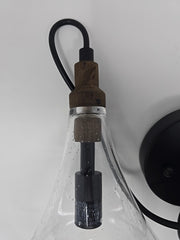 Glass Pendant Light Ceiling Mount Dimmable Downlight for Kitchen Dining Entryway