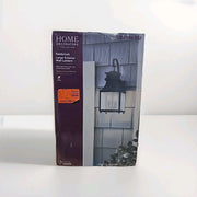 Home Decorators Rainbrook 18 in. 2-Light Matte Black Outdoor Wall Light New