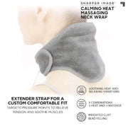 Calming Comfort Sharper Image Electric Heating Pad - Gray