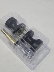 Kwikset Pismo Passage Hall/ Closet Door Knob In Matte Black Model 97200-887