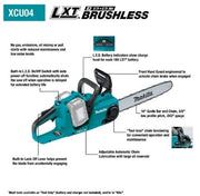 New Makita LXT Brushless 16" 36V (18V X2) Chain Saw Kit