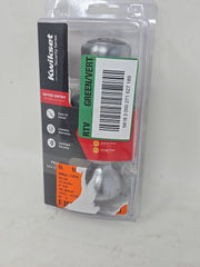 Kwikset Tylo Keyed Entry Knob Set Satin Chrome Finish Exterior Door Garage