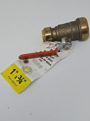 Sharkbite 25551LF 1 in. Push-to-Connect PVC IPS x 3/4 in. CTS Brass Ball Valve