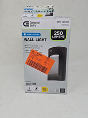 Commercial Electric 250 Lumen Integrated LED Bronze Dusk to Dawn Wall Pack Light