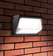 8000 Lumen Integrated LED Selectable Bronze Commercial Wall Pack Light