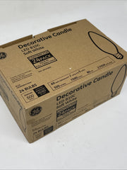 24 Pack GE Decorative Candelabra Antique 60W LED - ‎935466