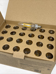 24 Pack GE Decorative Candelabra Antique 60W LED - ‎935466